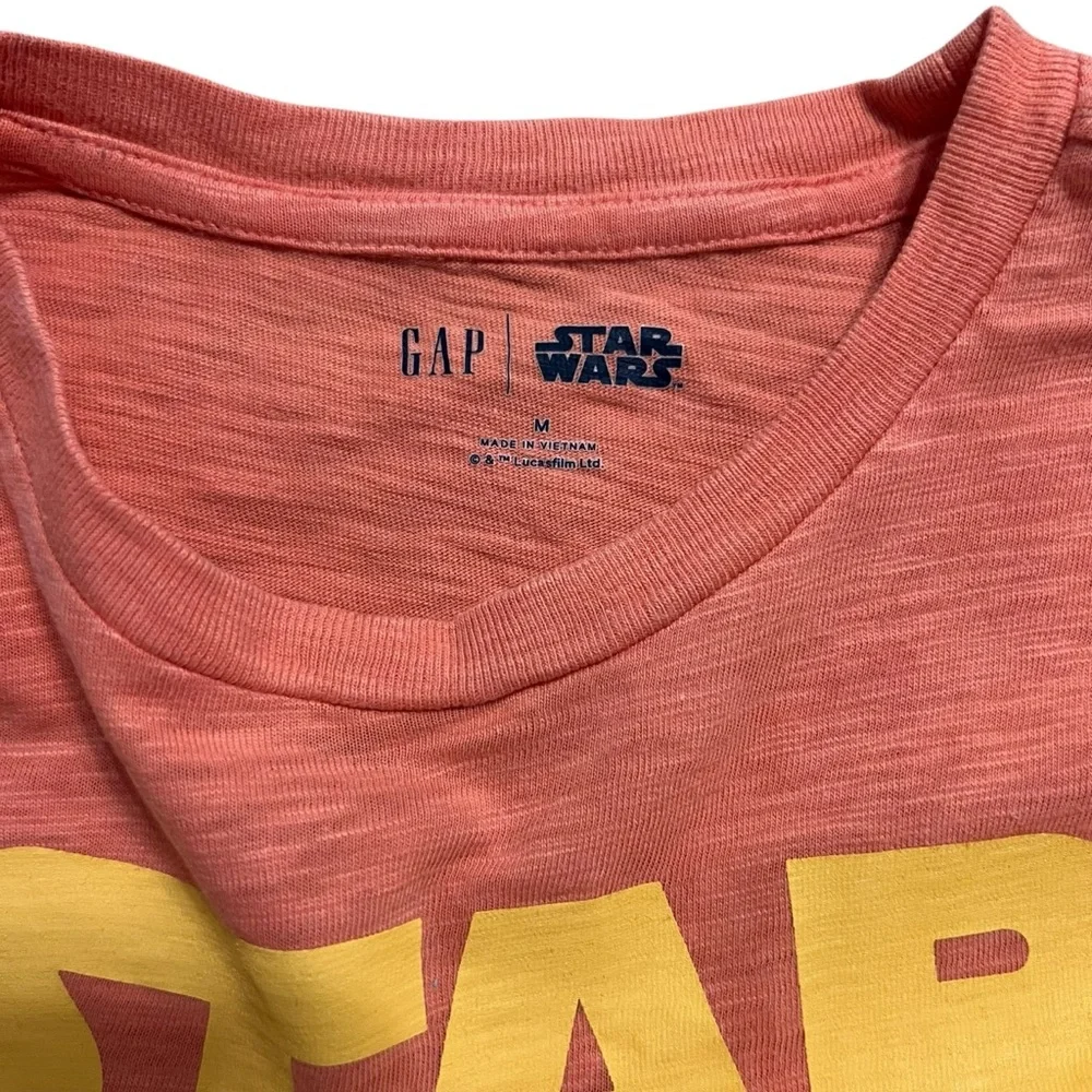 Gap Kids Boys M Star Wars BB-8 Orange Ombré Tee Shirt